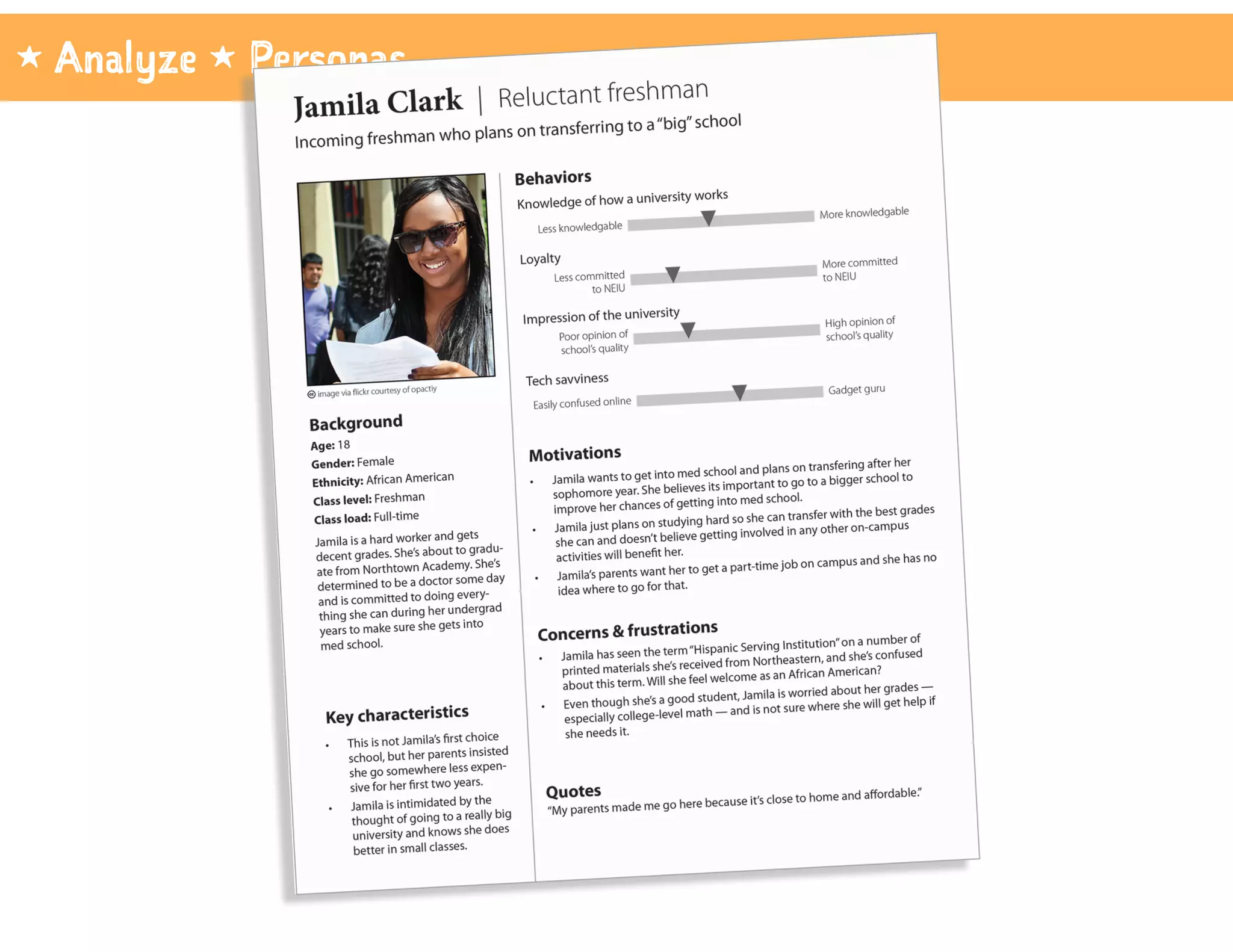 1 Analyze 1 Personas
 