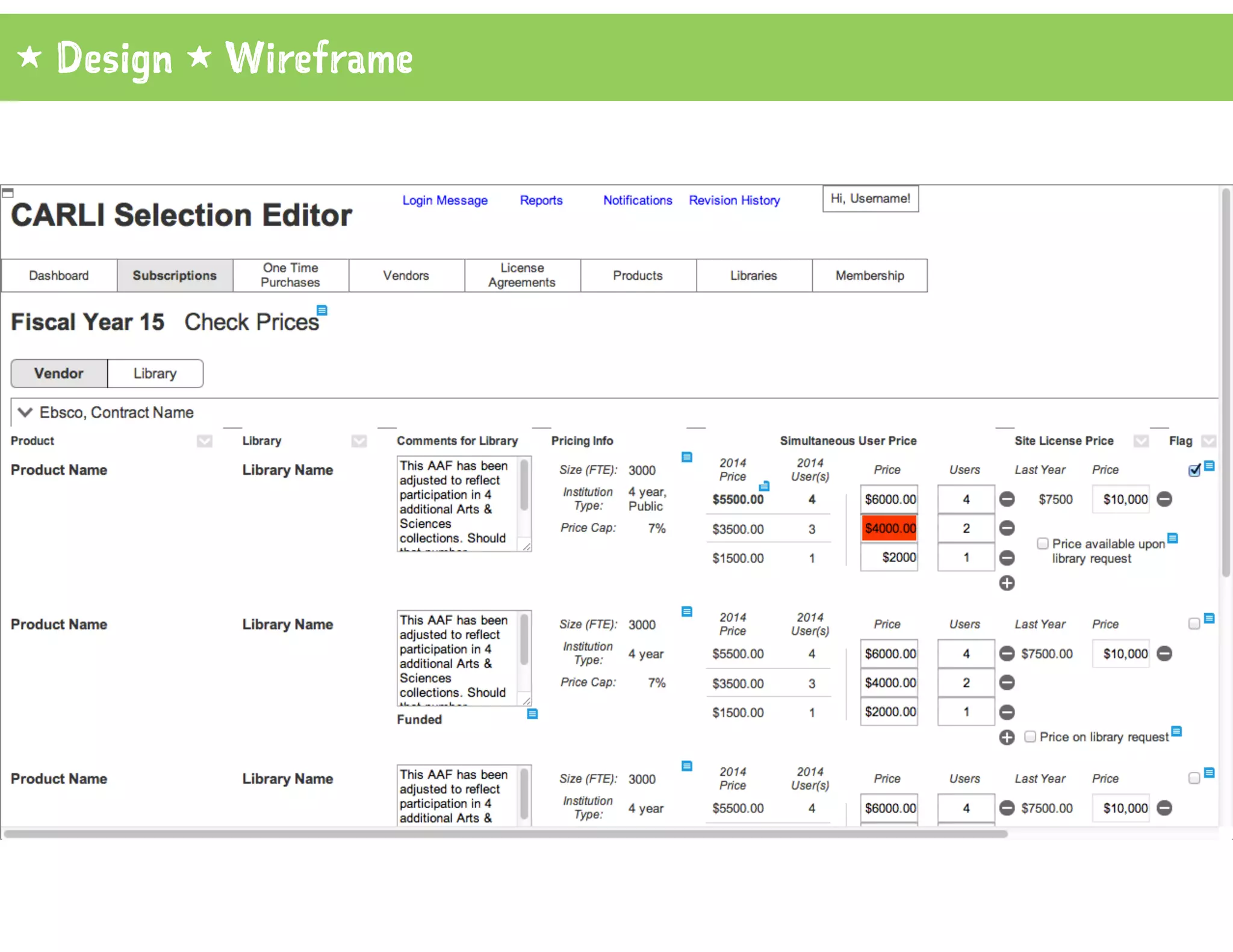 1 Design 1 Wireframe
 