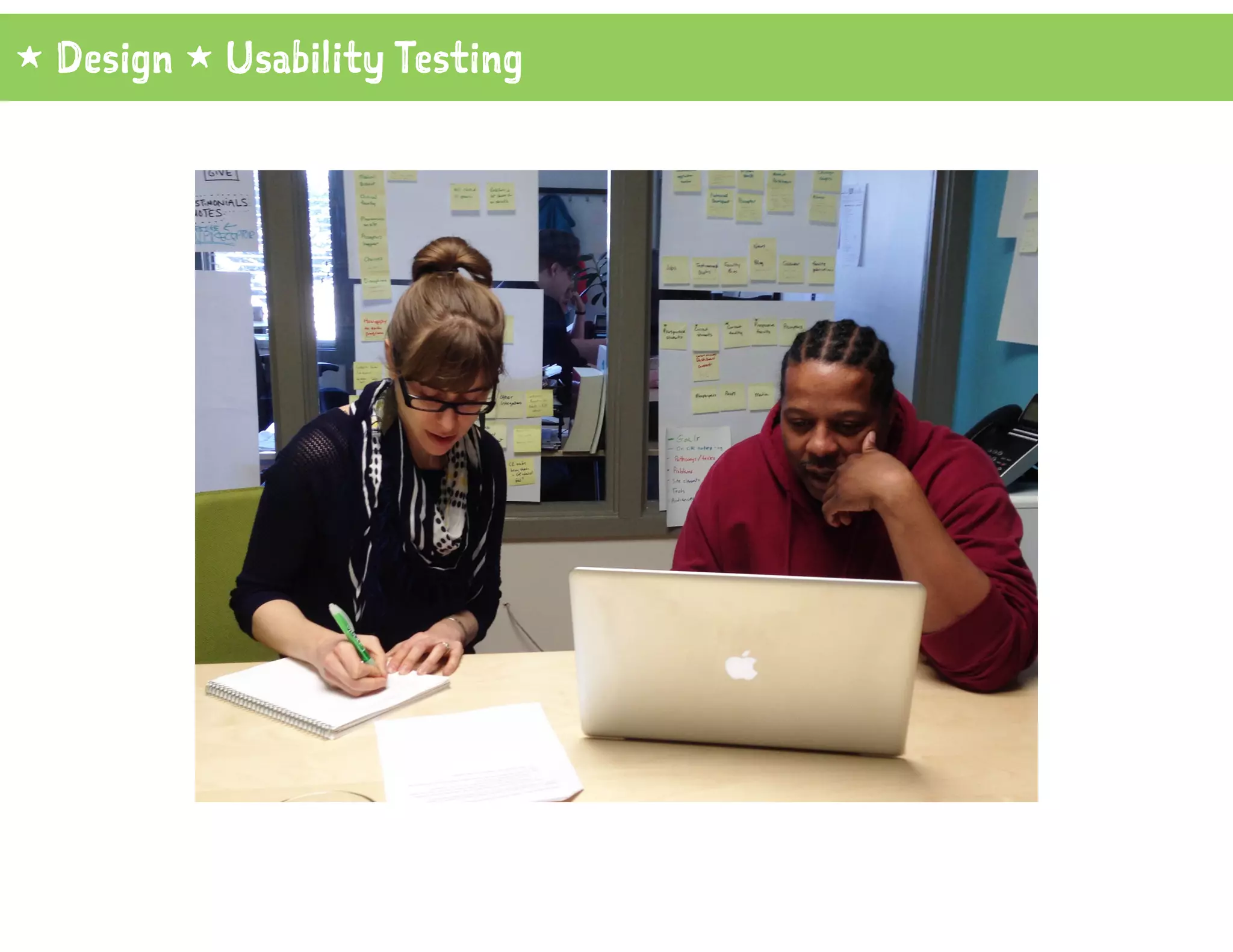 1 Design 1 Usability Testing
 