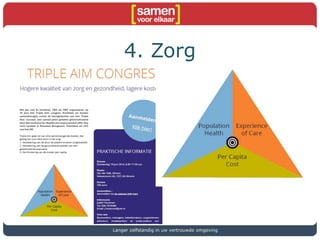 4. Zorg
•
Langer zelfstandig in uw vertrouwde omgeving
 