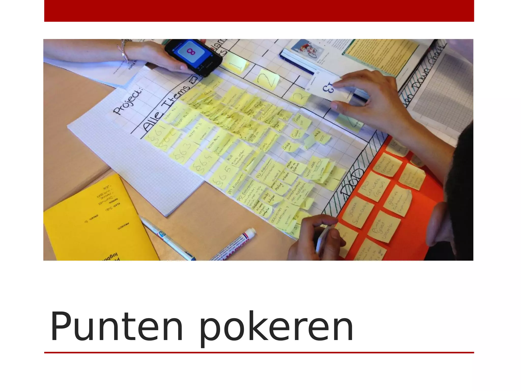 Punten pokeren
 