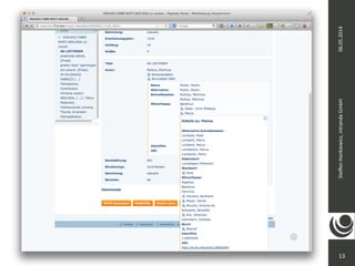 Steffen 
Hankiewicz, 
intranda 
GmbH 
13 
06.05.2014 
 