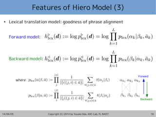 Tree-based Translation Models (『機械翻訳』§6.2-6.3)
