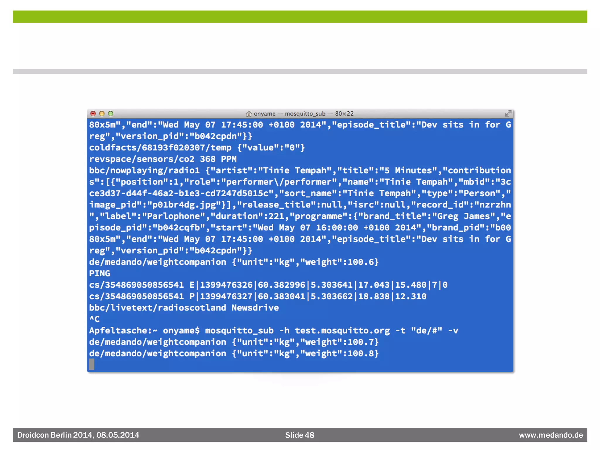 Slide 48 www.medando.deDroidcon Berlin2014, 08.05.2014
 