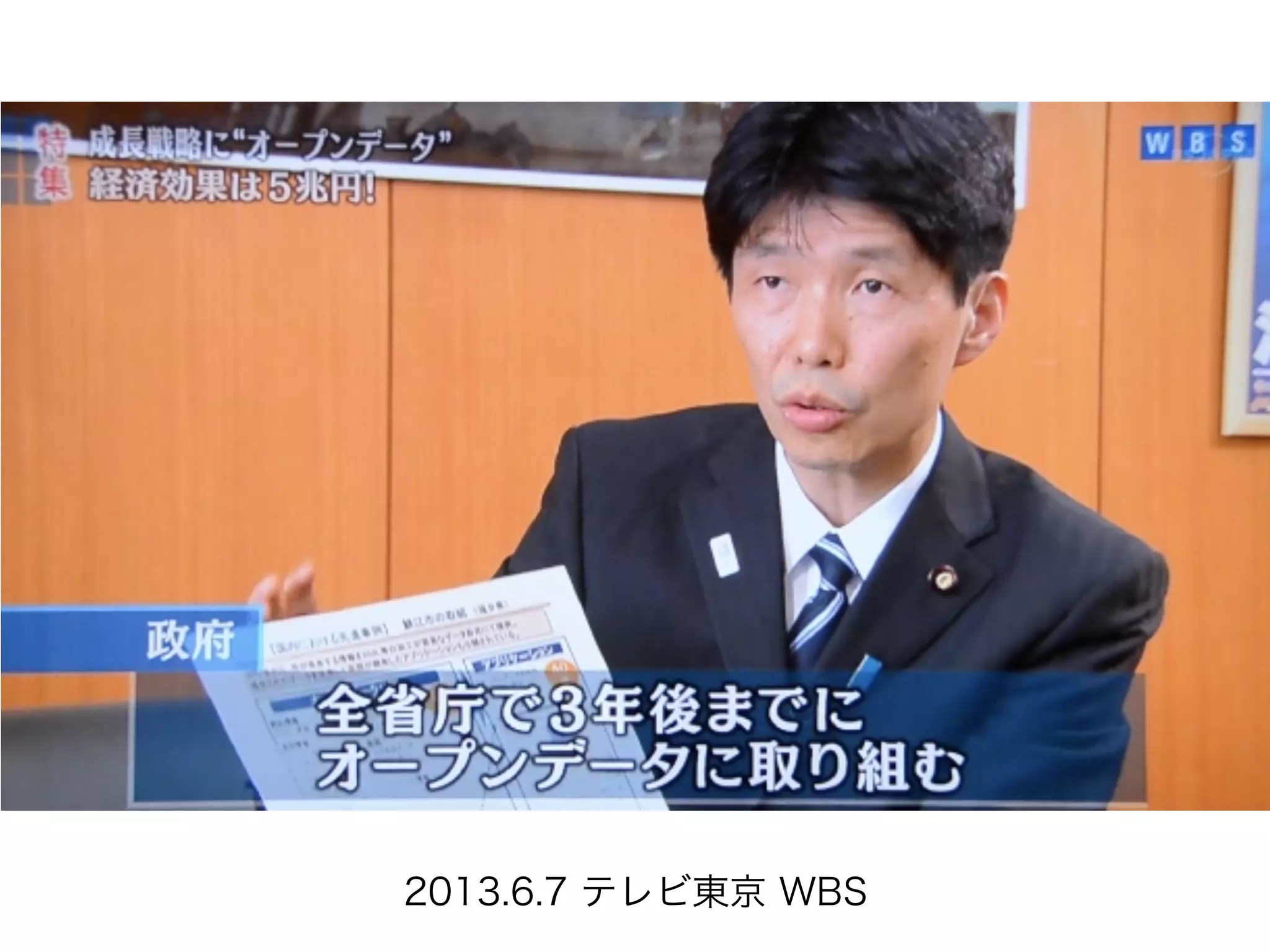 2013.6.7 テレビ東京 WBS
 