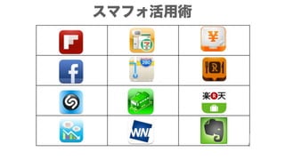 スマフォ活用術
 