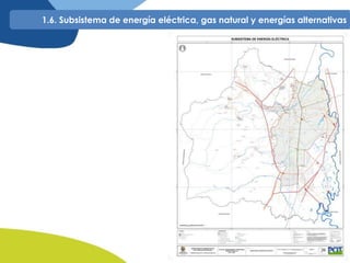 1.6. Subsistema de energía eléctrica, gas natural y energías alternativas
 