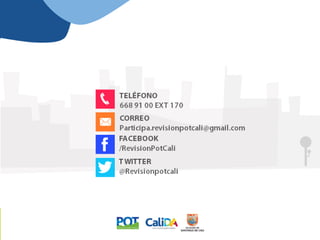 Propuesta POT Cali 2014 - Servicios Públicos