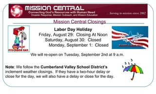 A GREAT BIG
THANK YOU!
TO ALL OUR
VOLUNTEERS
We couldn’t do it
without you!Contact John Mulhollan to join the FUN!
717.766.1533 or jmulhollan@susumc.org
 