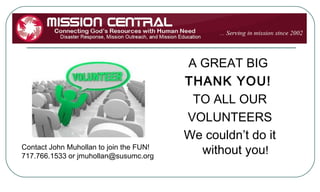 Member of the UMCOR Relief Network
 