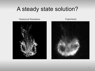 A steady state solution?
ExperimentNumerical Simulation
44
 