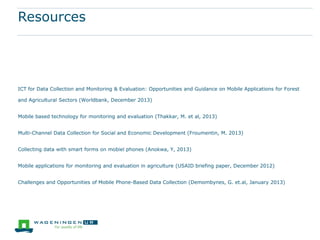 Mobile Data Collection - opportunities | PDF