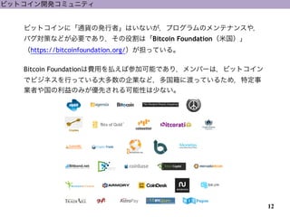 ӥåȥˡͨ؛ΰkߡϤʤץΥƥʥ󥹤䣬
ХߤʤɤҪǤ꣬۸ϡBitcoin Foundation׹
https://bitcoinfoundation.org/äƤ롣
!
Bitcoin FoundationMäBвμӿܤǤ꣬Щ`ϣӥåȥ
ǥӥͥФäƤIʤɣ˶ɤäƤ뤿ᣬض
IߤΤߤȤԤ٤ʤ
ӥåȥ_kߥ˥ƥ
12
 