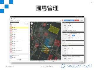 動画紹介
2014/05/17 エフスタ!! in Aizu
16
https://www.youtube.com/watch?v=JvYA6KOjHqc
 