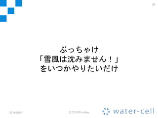 50
2014/05/17 エフスタ!! in Aizu
 