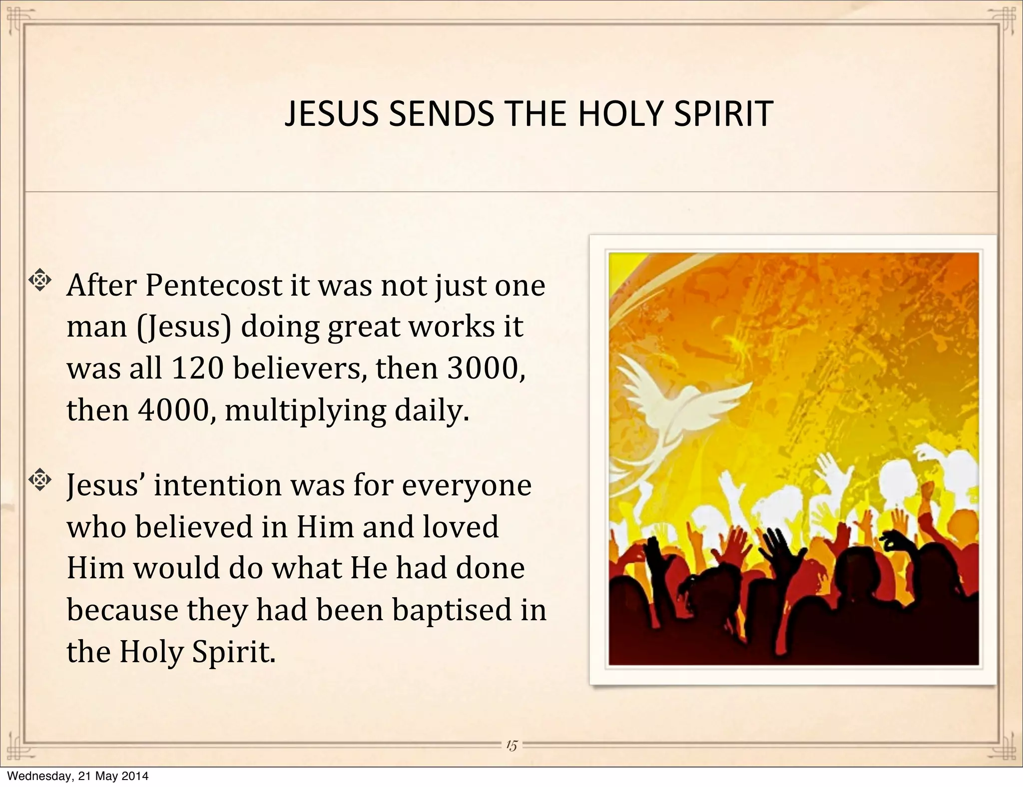 Jesus and the Holy Spirit | PDF