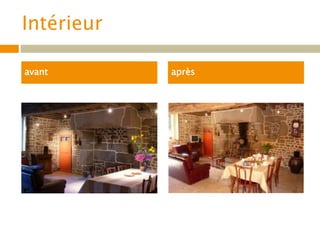 Intérieur
avant après
 