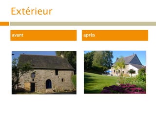 Extérieur
avant après
 