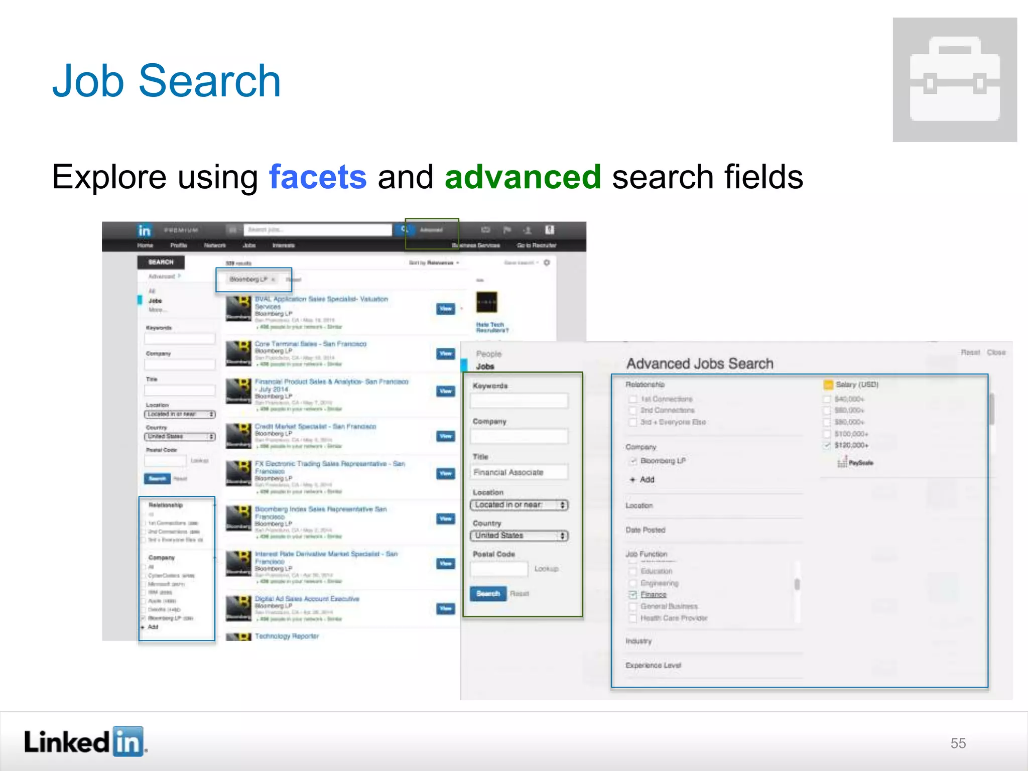 Job Search
Explore using facets and advanced search fields
55
 