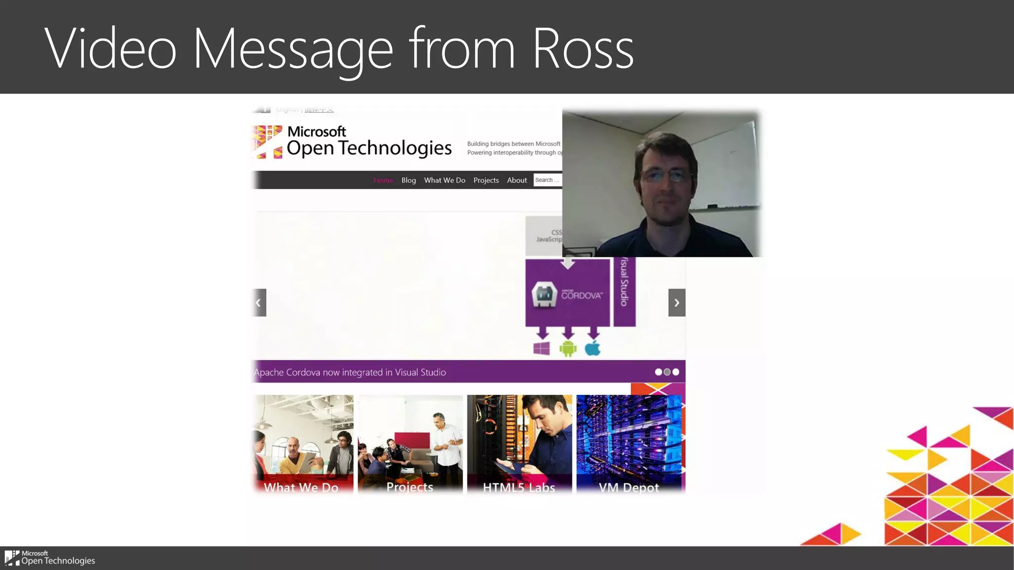 Video Message from Ross
 