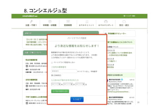 38	
8.	
  コンシエルジュ型	
  
38	
  
 