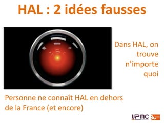 3. HAL à L’UPMC
 