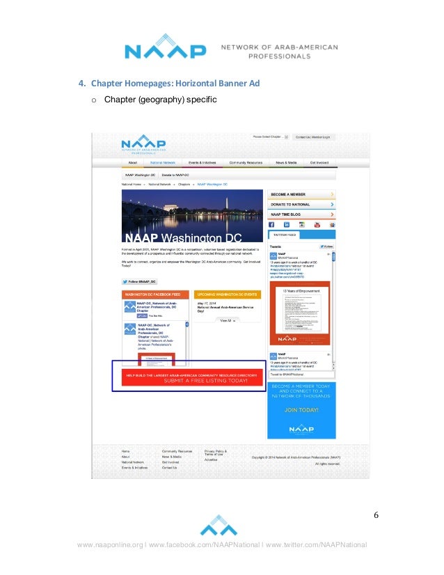 Naap Advertising Ratecard