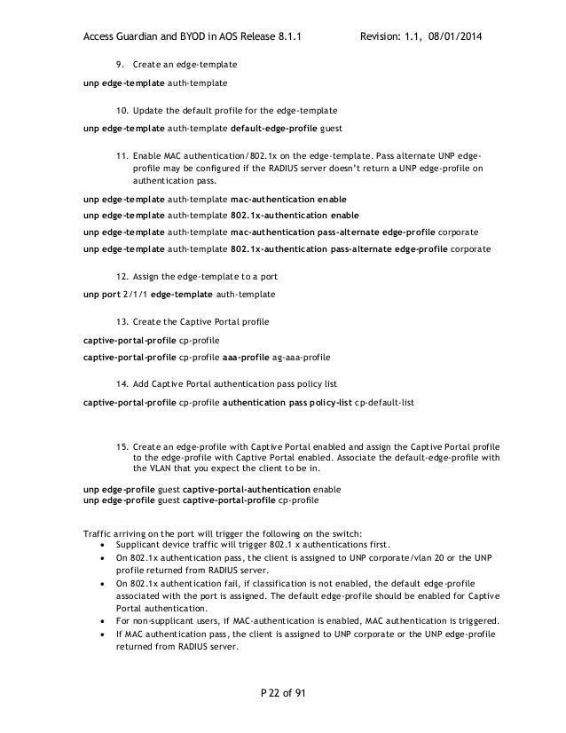 Alcatel Lucent Omniswitch 6860 E Aos 8 1 1 Access Guardian And Byod C