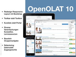 OOtalks2014,www.frentix.com
OpenOLAT 10
 