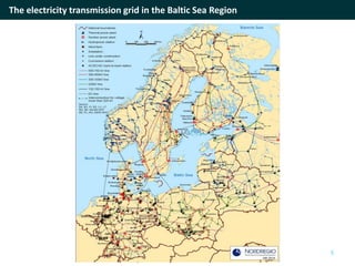 The electricity transmission grid in the Baltic Sea Region
5
 