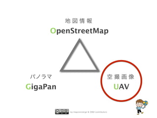 地 図 情 報 
OpenStreetMap
by mapconcierge & OSM contributors
パノラマ
GigaPan
空 撮 画 像 
UAV
 