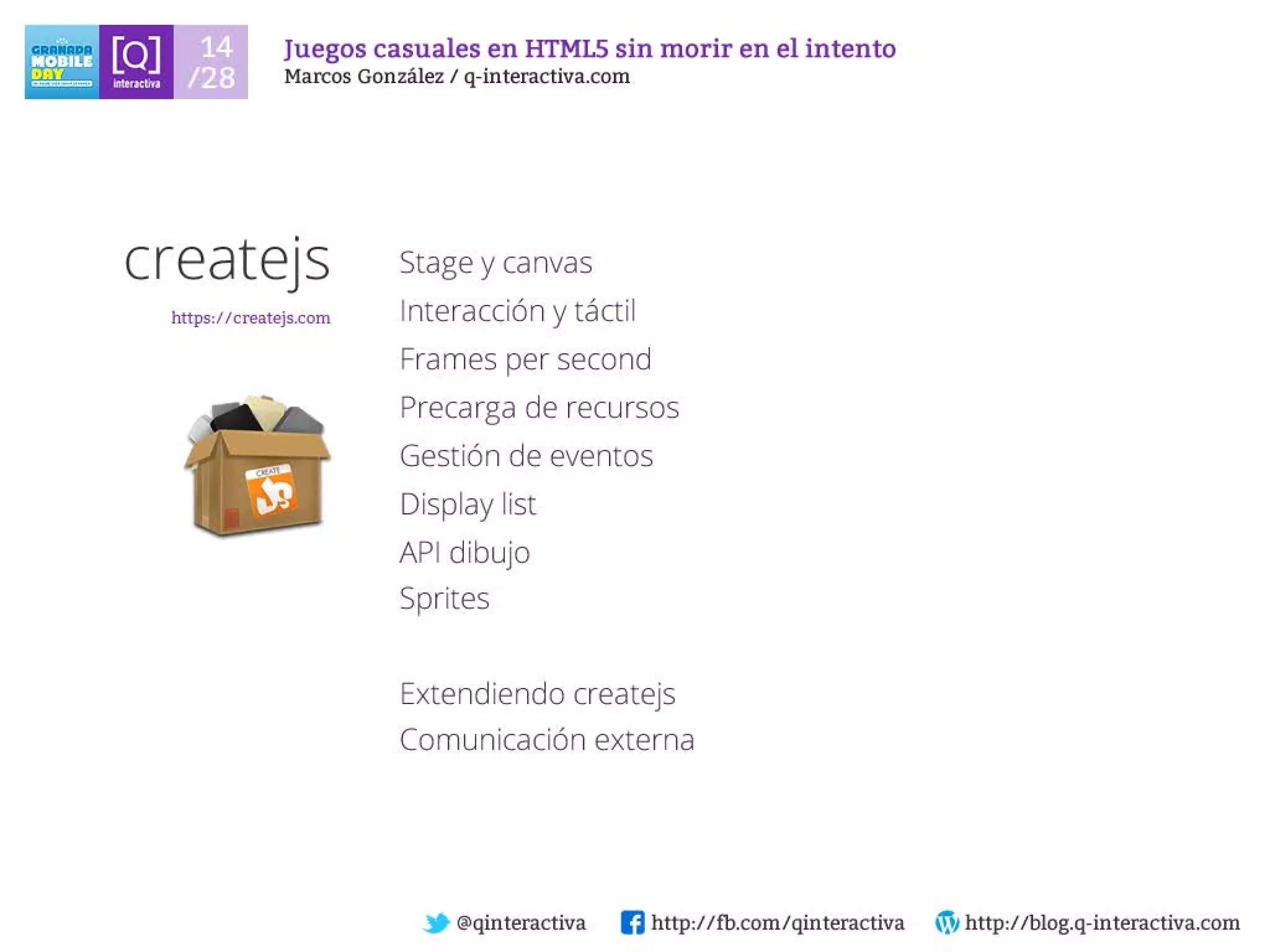 Desarrollando Juegos Casuales para dispositivos con HTML5 sin morir en el intento