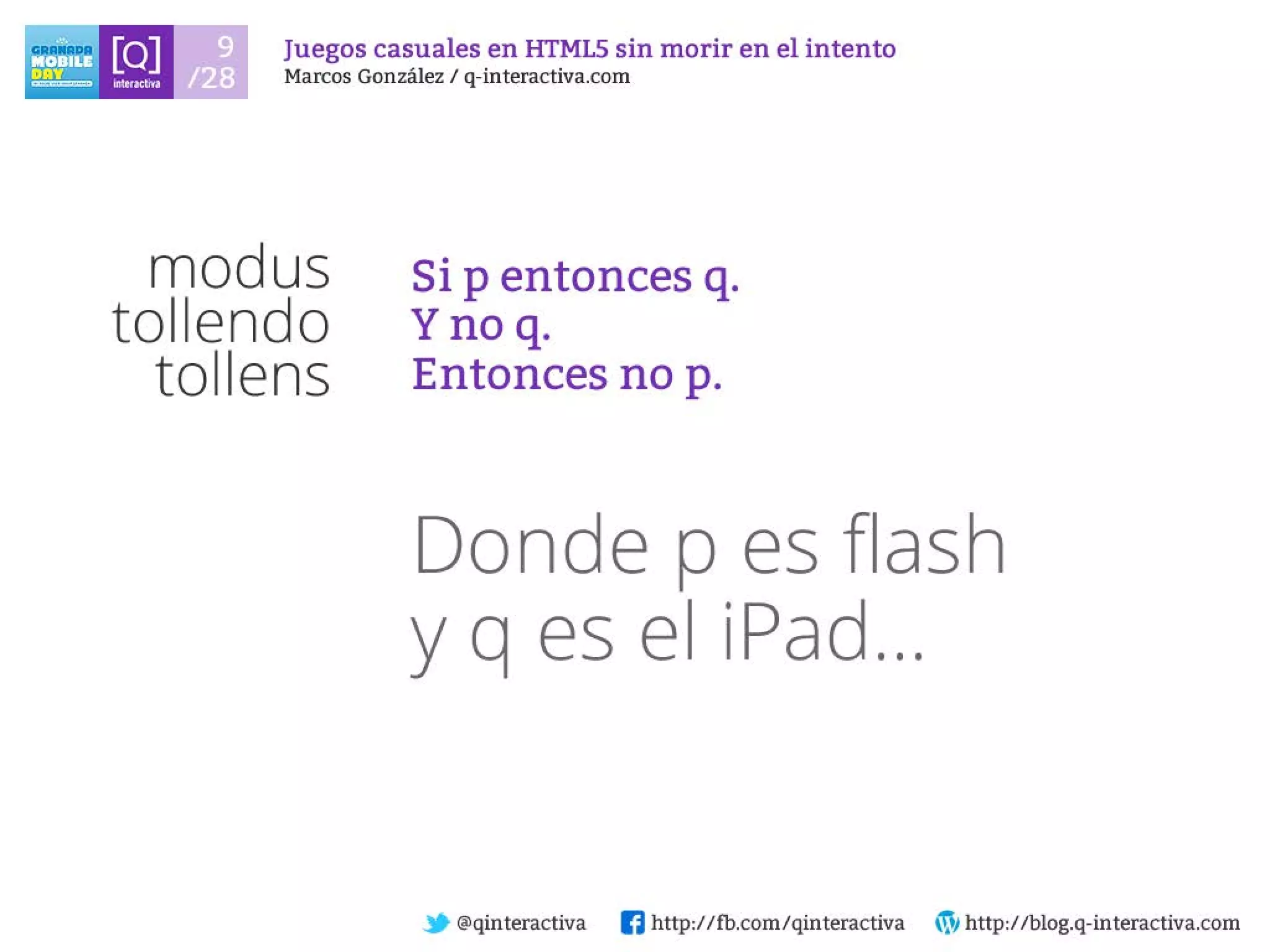 Desarrollando Juegos Casuales para dispositivos con HTML5 sin morir en el intento