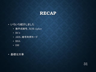 Crypt You Understand Today