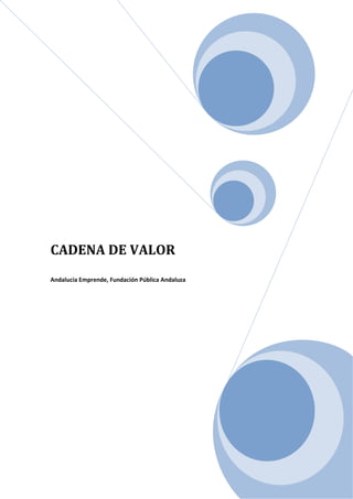09/06/2014
CADENA DE VALOR
Andalucia Emprende, Fundación Pública Andaluza
 