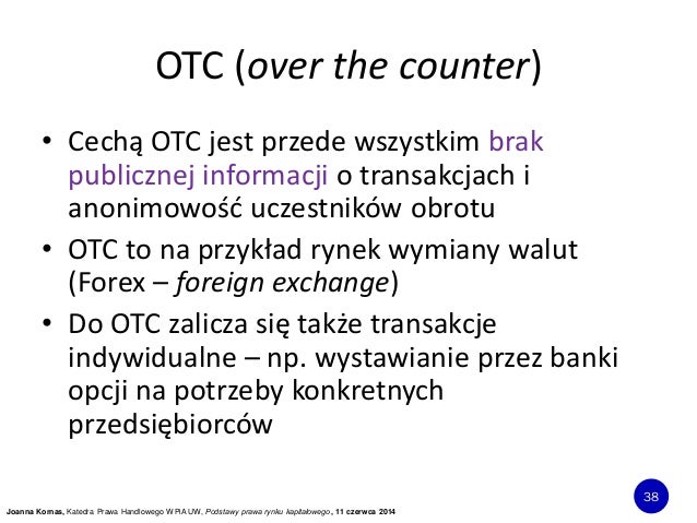 Rynek otc forex