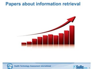 Keeping up to date with information retrieval research: Summarized Research in Information Retrieval for HTA (SuRe Info)