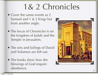 Journey Through The Bible: The Books of Chronicles | PDF