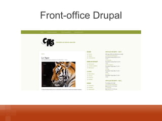 Front-office Drupal  