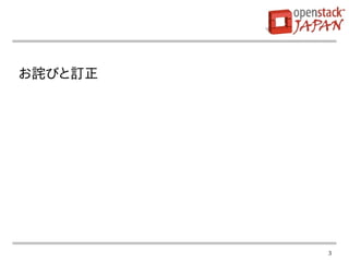 3
お詫びと訂正
 