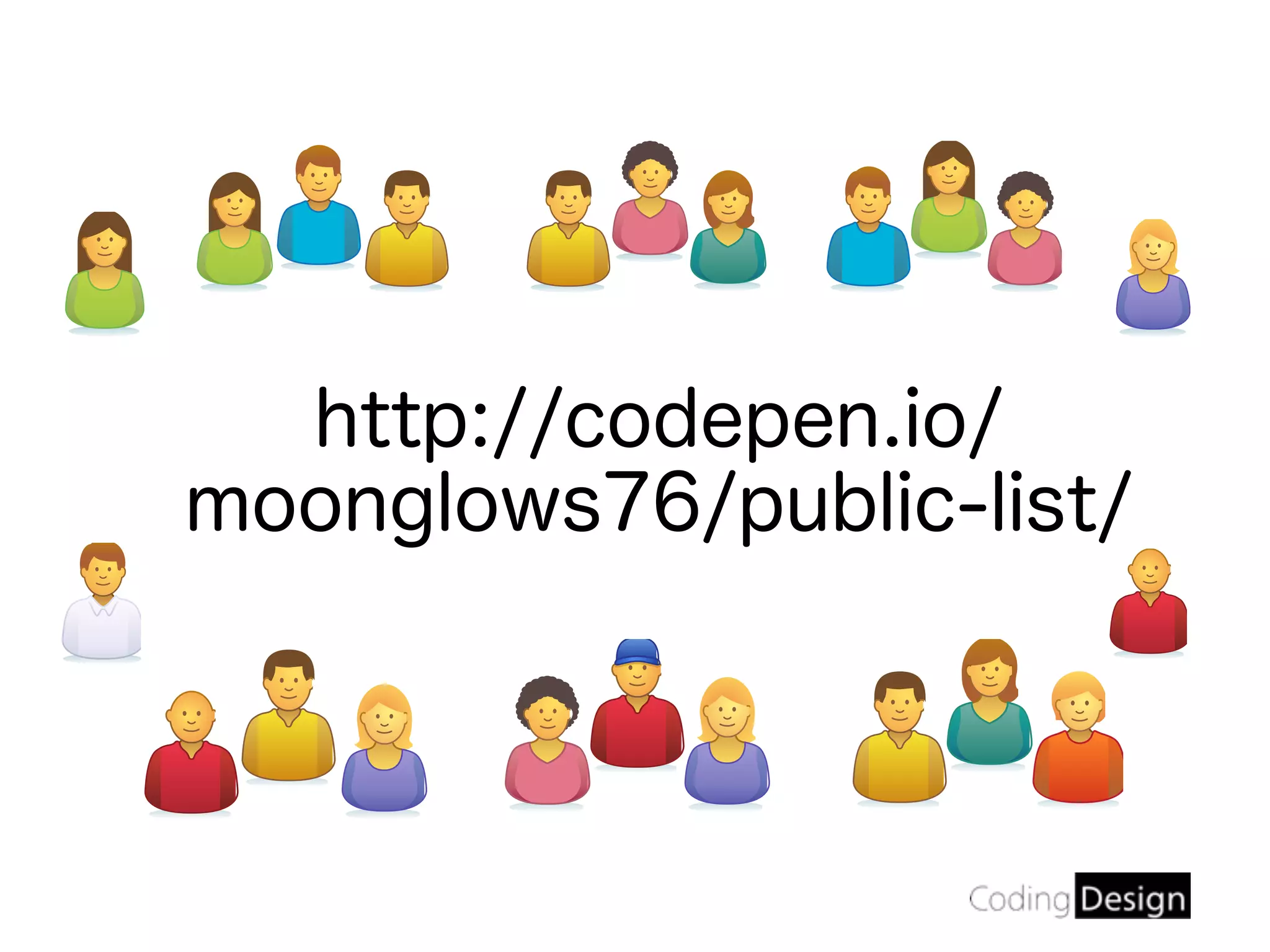 http://codepen.io/
moonglows76/public-list/
 