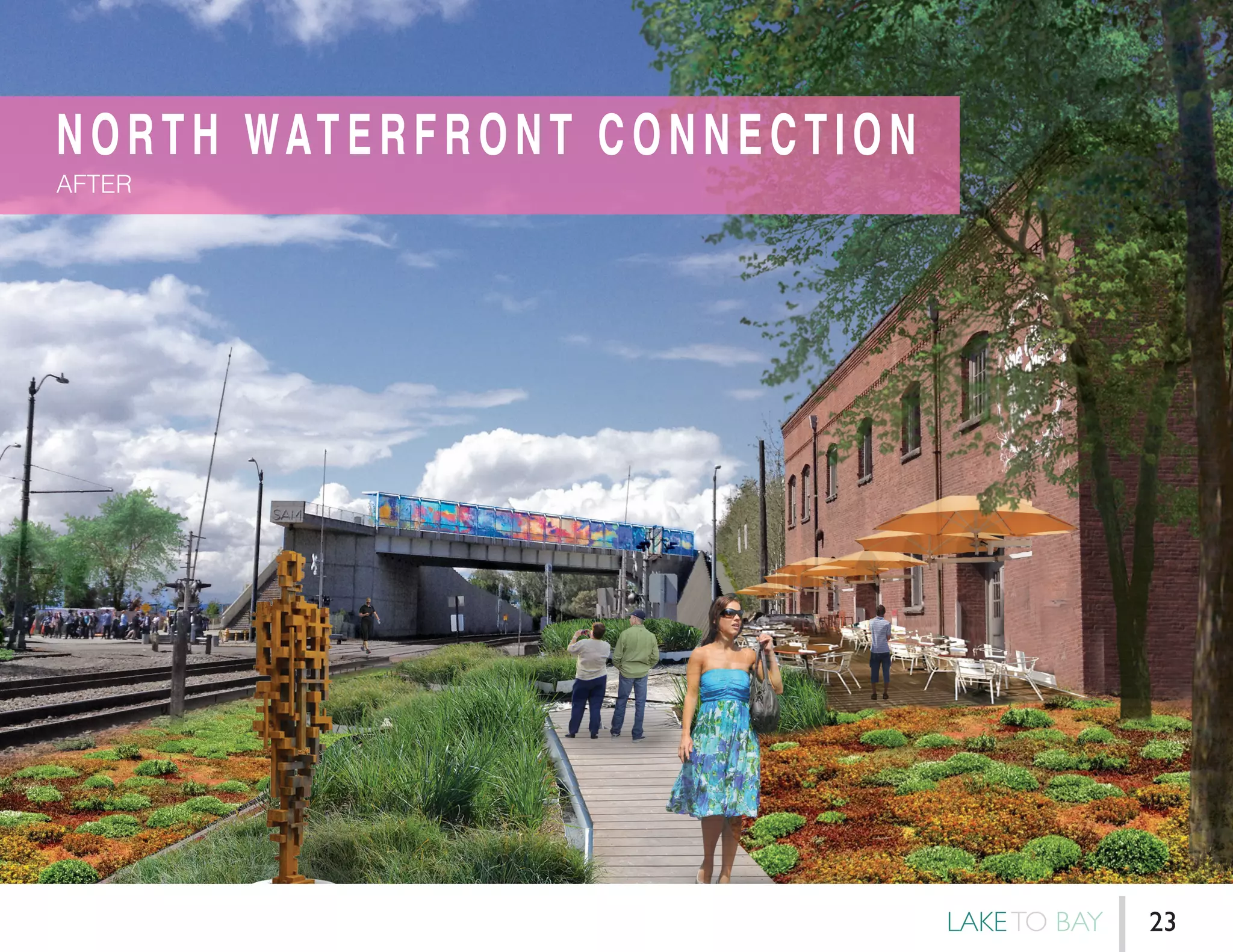 NORTH WATERFRONT CONNECTION
AFTER
LAKETO BAY 23
 