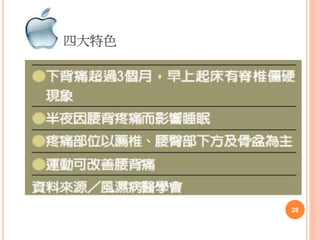 四大特色
28
 