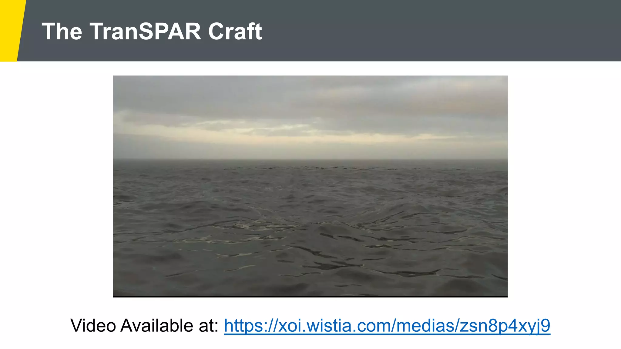 The TranSPAR Craft
Video Available at: https://xoi.wistia.com/medias/zsn8p4xyj9
 