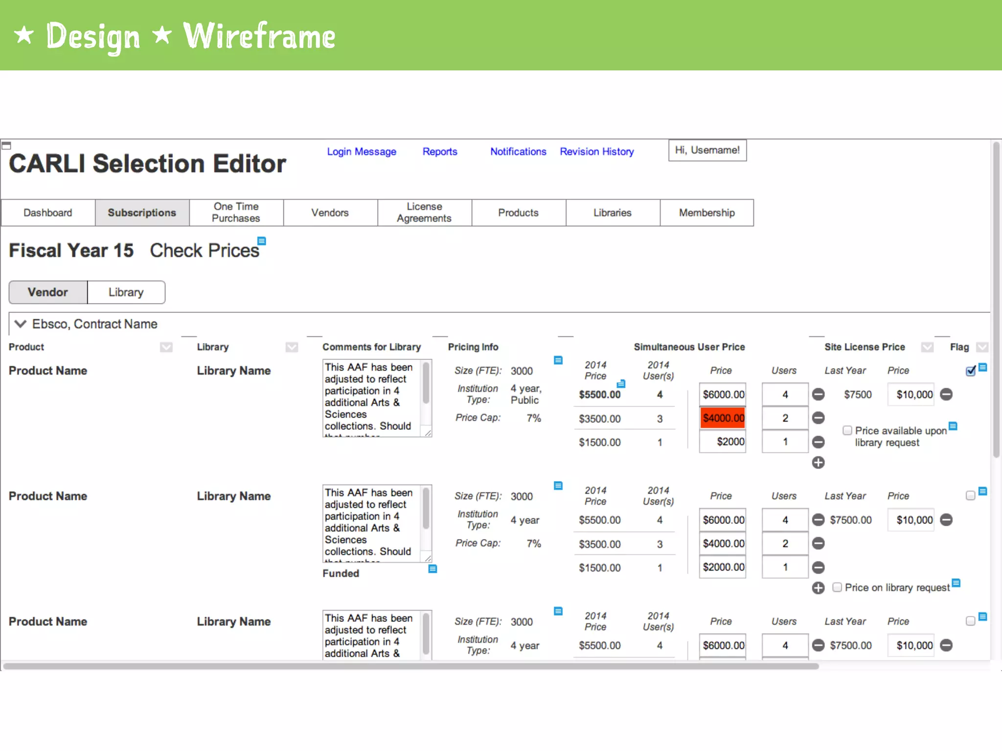 1 Design 1 Wireframe
 