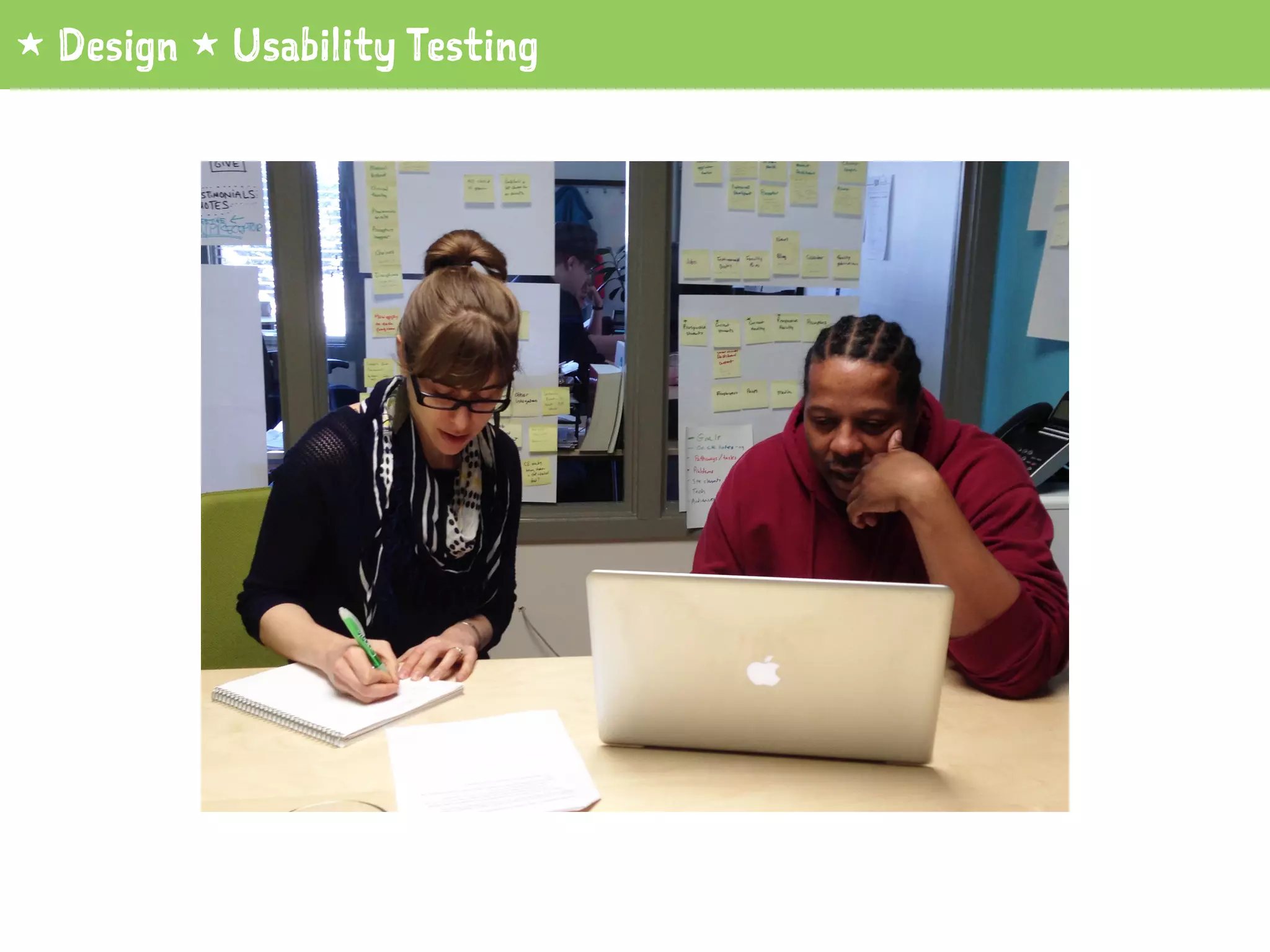 1 Design 1 Usability Testing
 