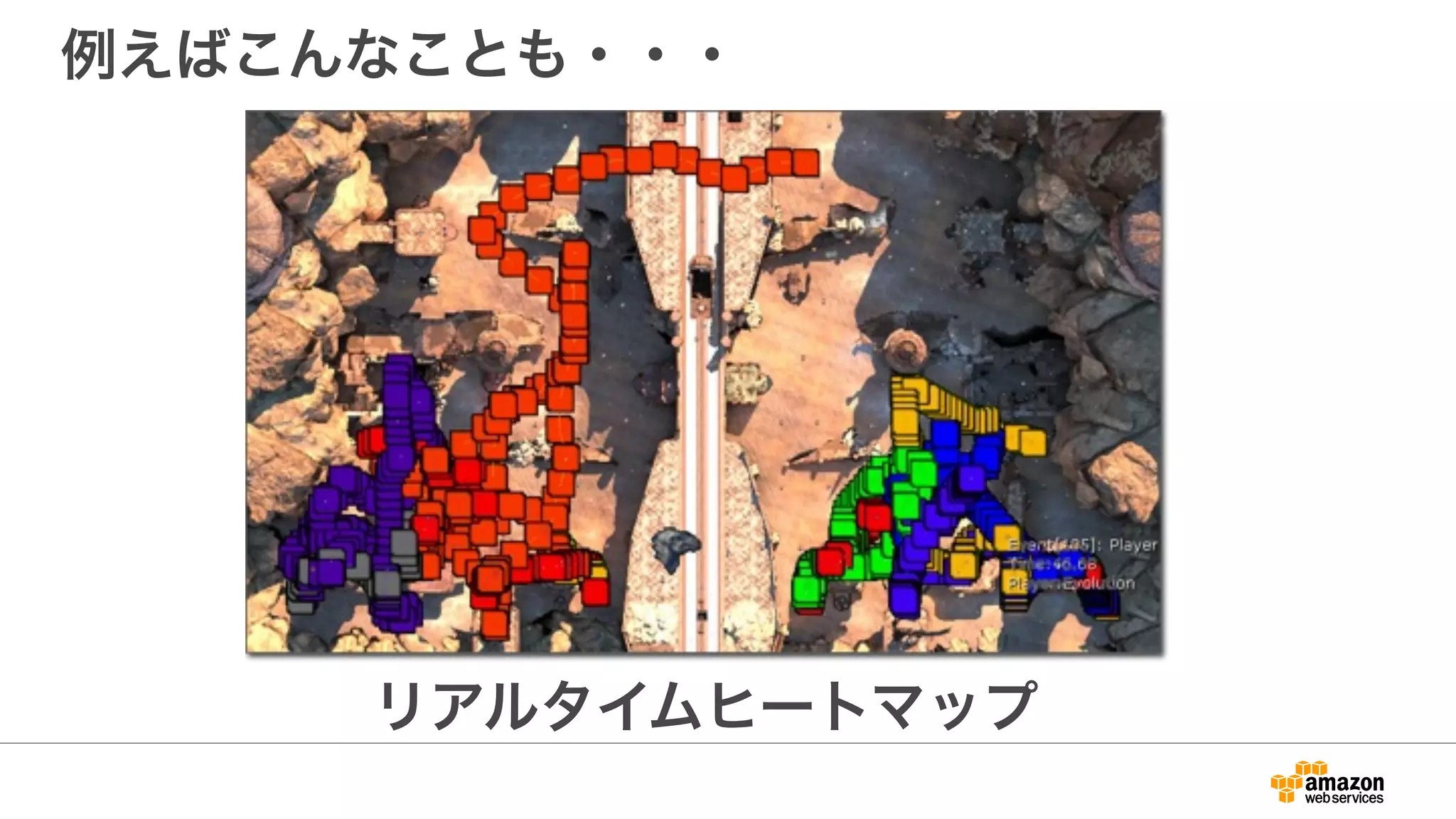 例えばこんなことも・・・
リアルタイムヒートマップ
 