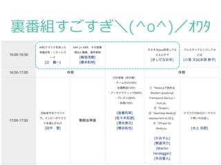 裏裏番組すごすぎ＼(^o^)／ｵﾜﾀ
 