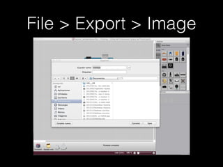 File > Export > Image
 