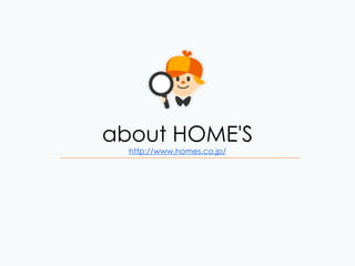 about HOME'S
http://www.homes.co.jp/
 